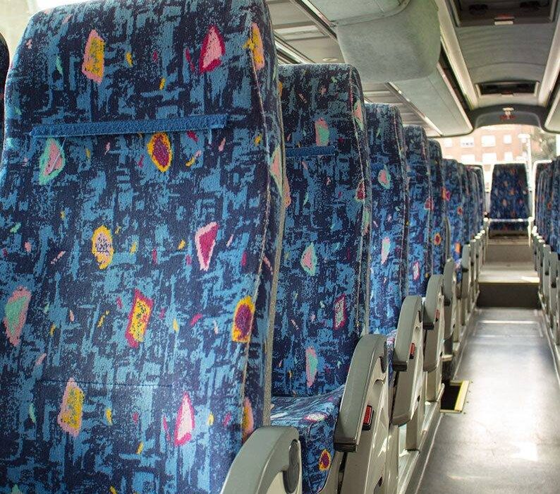 Aire acondicionado en los autobuses, alquiler de autobús en Asturias