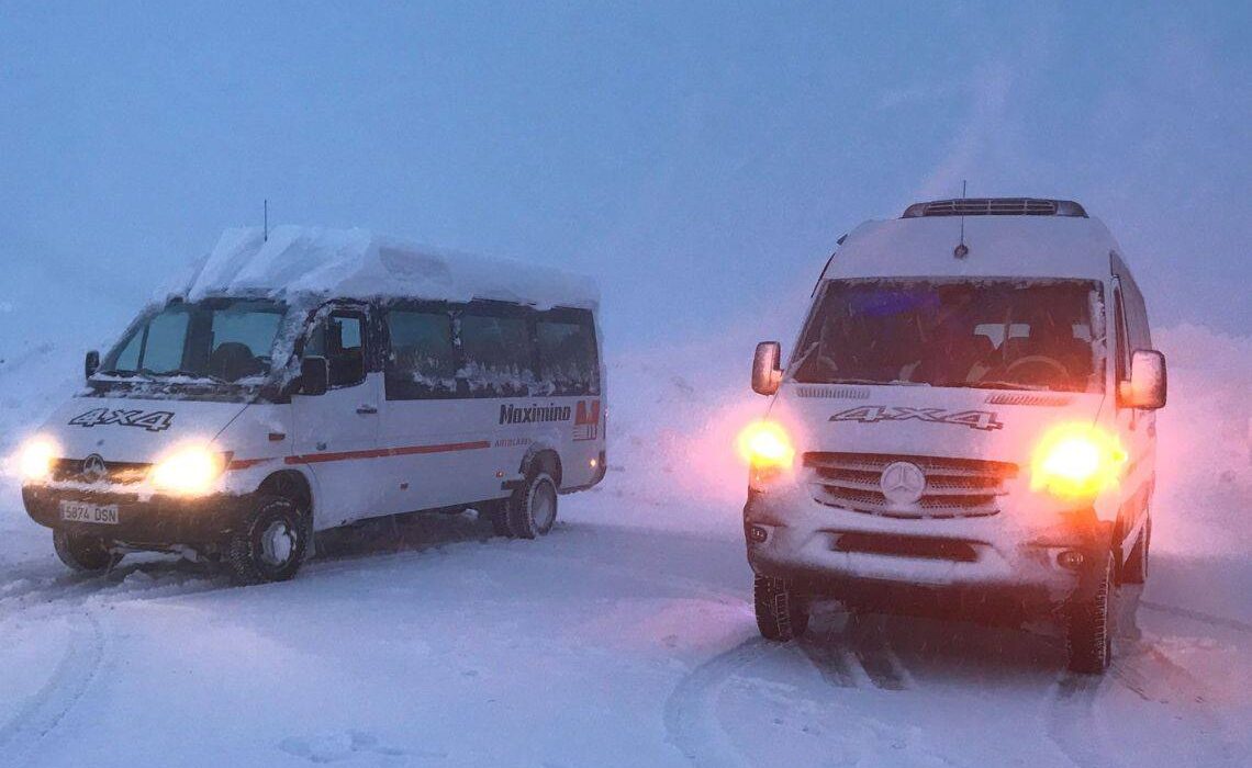 Alquilar un minibus 4x4 para la nieve