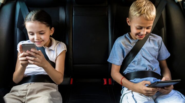 viajar con niños en autobus